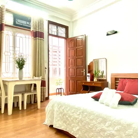 Family Room With Balcony In The Center Of Hanoi